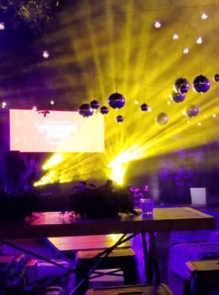 Renta de iluminación para eventos
